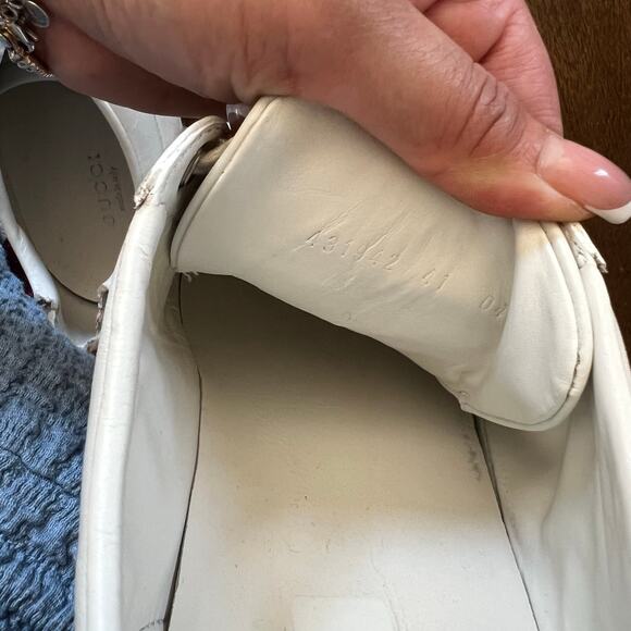 Gucci Ace Bumble Bee White Sneaker Size EU 41 - Picture 3 of 7